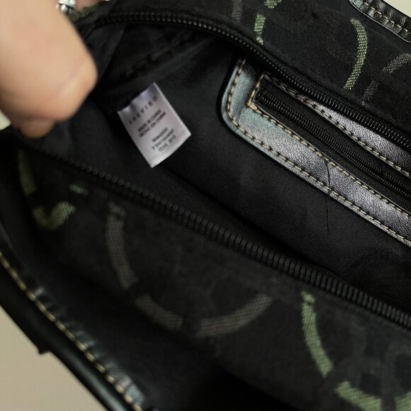 Treviso Black with Polka Dots Shoulder Bag - Picture 6 of 11